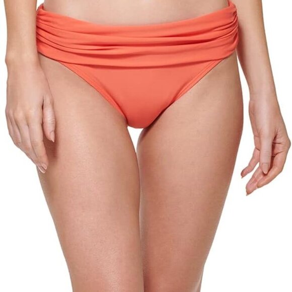TOMMY HILFIGER Convertible Bandeau Bikini Top Large Orange - Picture 3 of 9